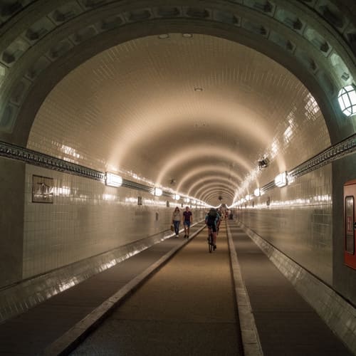 Old Elbe Tunnel (Alter Elbtunnel), Hamburg
