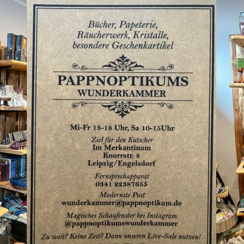 Pappnoptikums Wunderkammer, Leipzig