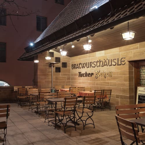 Bratwursthäusle bei St. Sebald, Nuremberg